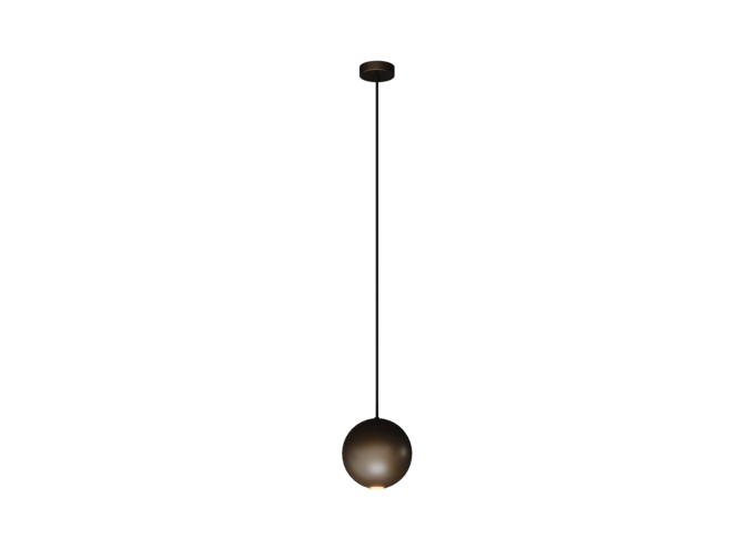 Hanging lamp 'Gerace' M Platinum - 1 light light package