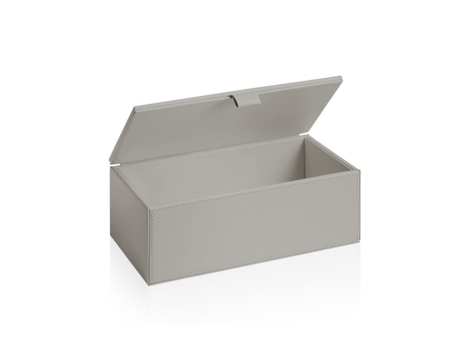 Storage box with lid Brownie - Taupe