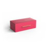 Aufbewahrungsbox mit Deckel  'Brownie' - Pink / Gold