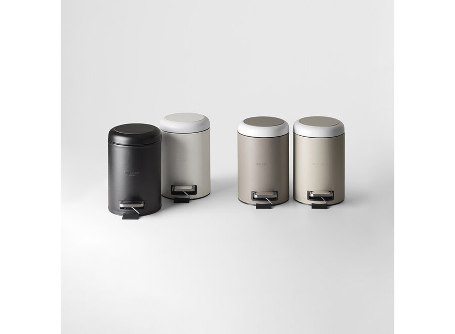 Pedal bin 'Brownie' - White