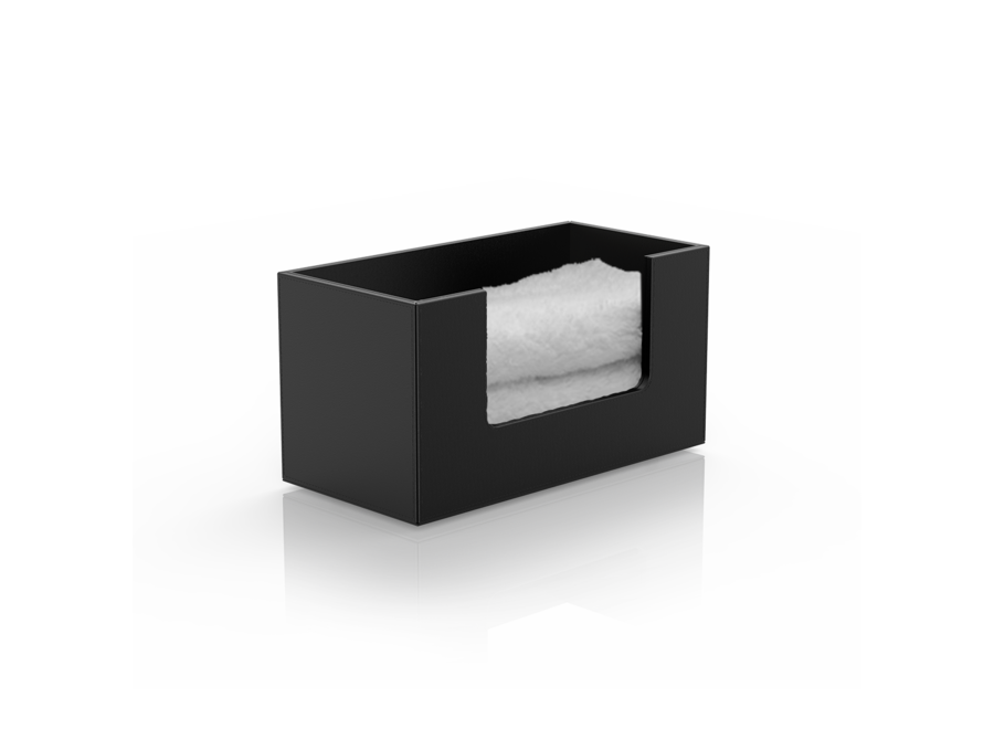 Gastendoekhouder 'Brownie' - Black