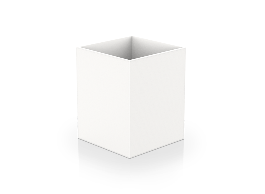 Papierkorb 'Brownie' - White