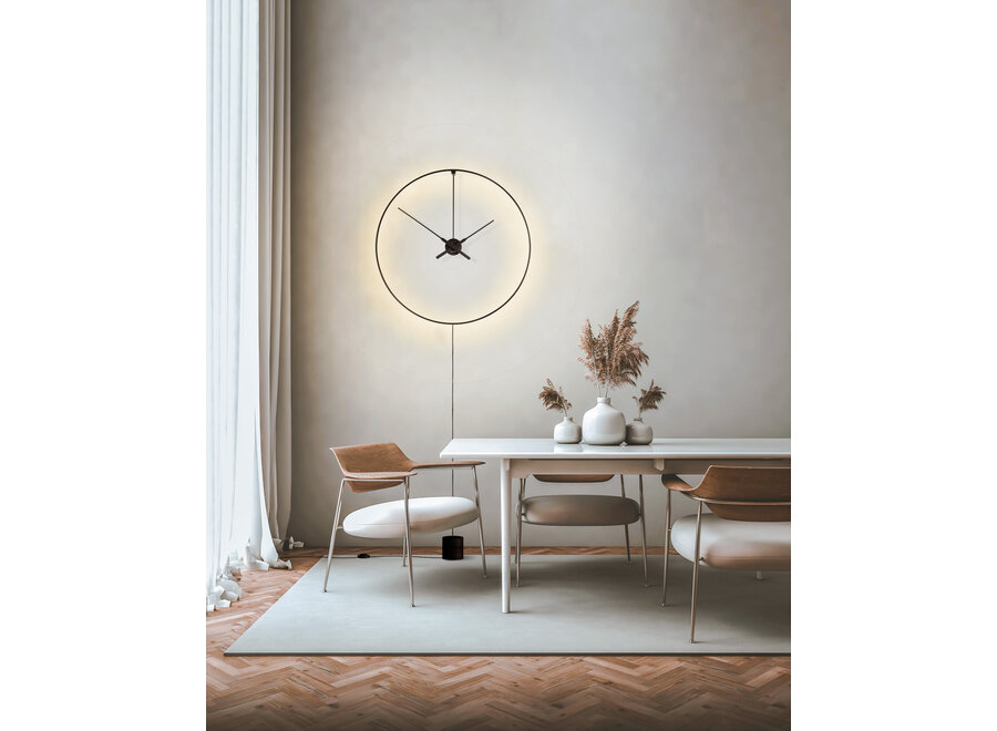 Design clock Ombra - with LED lighting