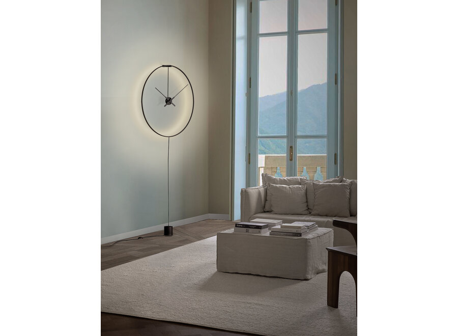 Design clock Ombra - with LED lighting