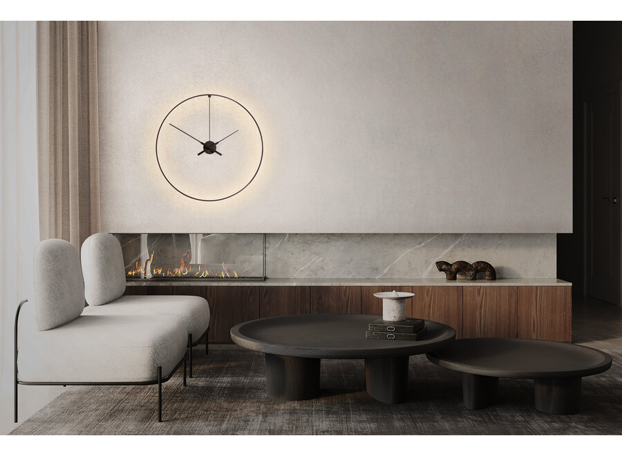 Horloge design Ombra - avec éclairage LED