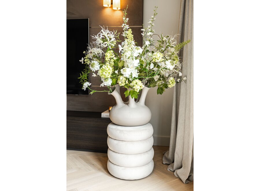 Horn vase '7 mouth' Sand