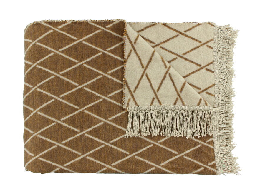 Plaid Dias Camel