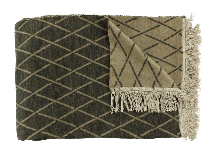 Plaid Dias Dark Taupe new