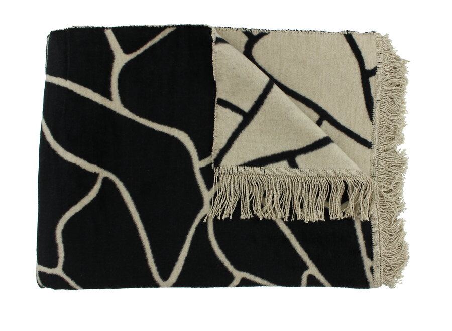 Plaid Lineas Black