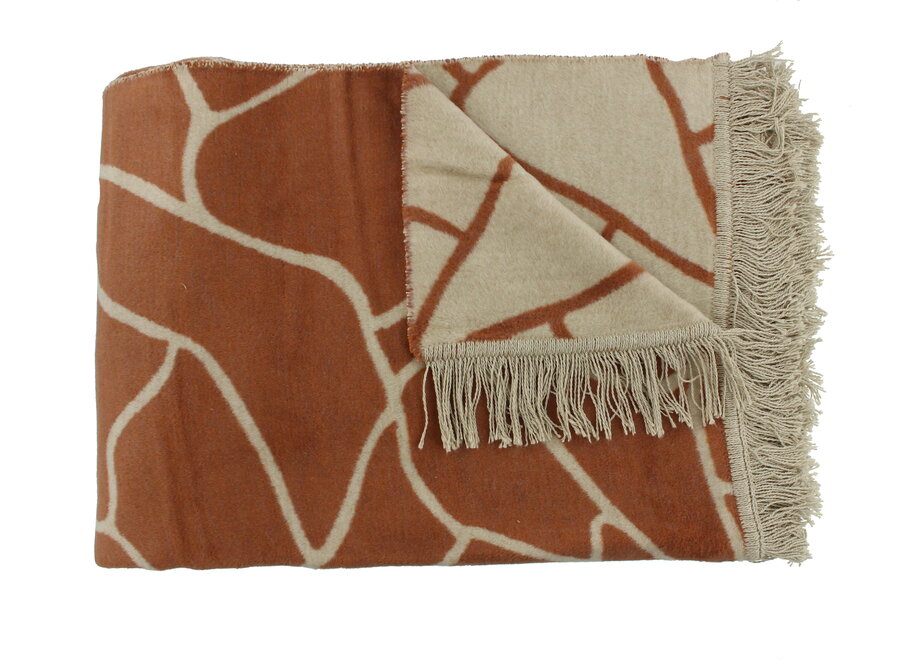 Plaid Lineas Rust