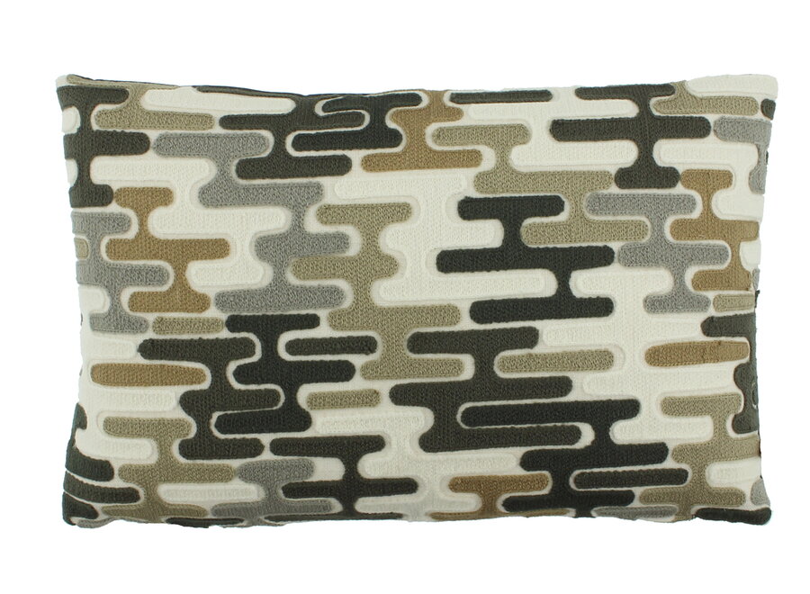 Dekoratives Kissen Balessa Taupe