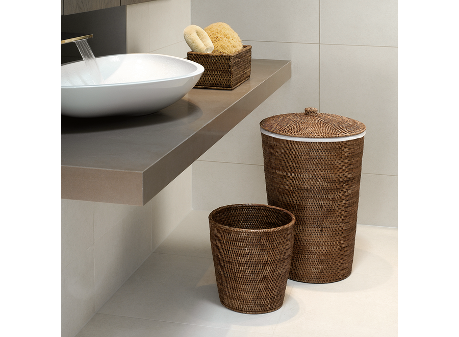 Wasmand 'Basket' - Dark Rattan
