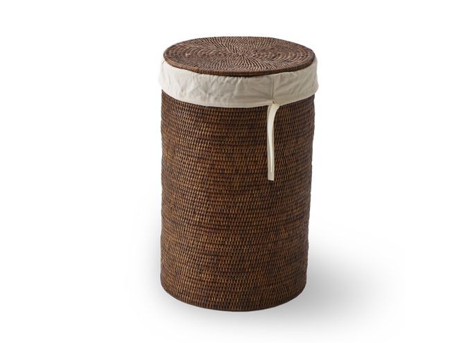 Wäschekorb Basket - Dark Rattan - Small