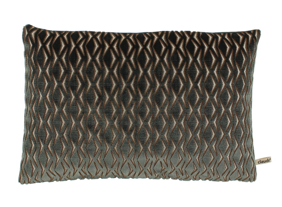Dekoratives Kissen Lepossa Exclusive Steel Green