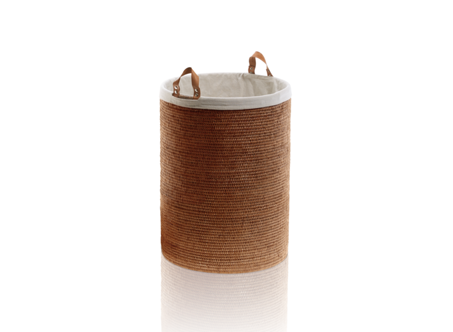 Spa Wasmand Basket - Dark Rattan