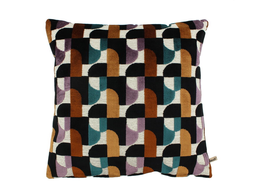 Decorative cushion Marcella Petrol/Copper