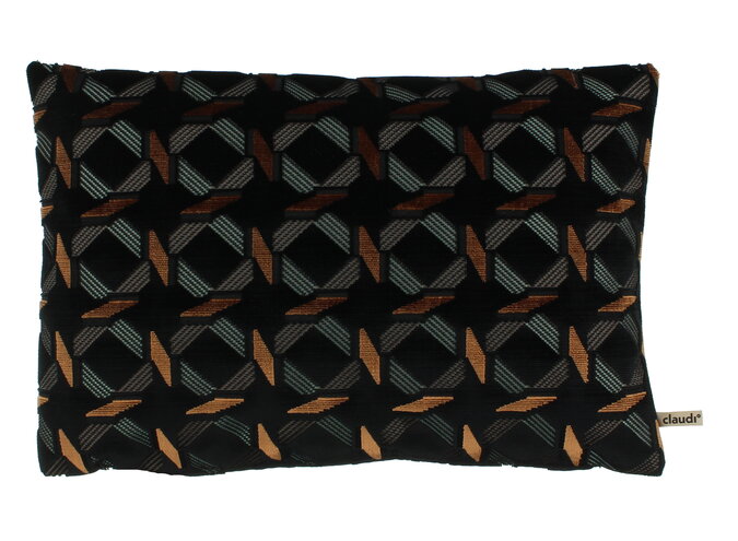 Kussen Monty Exclusive Black/Copper