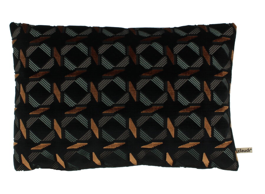 Sierkussen Monty Exclusive Black/Copper