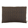 Decorative cushion Musolla Black/Bronze
