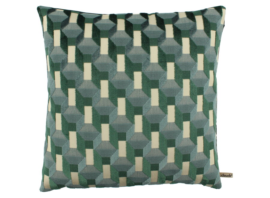 Decorative cushion Cubissa Exclusive Dark Green