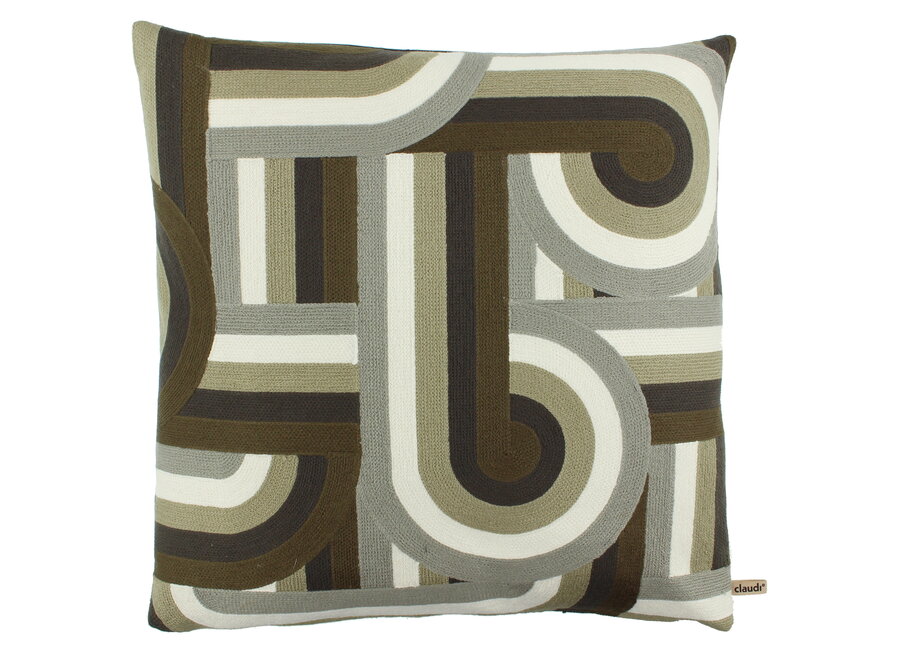 Dekoratives Kissen Plabella Exclusive Taupe