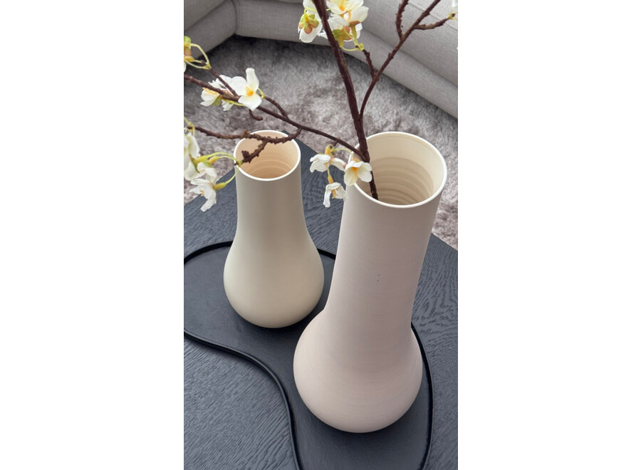 Vase 'Ethereal' Sand - M