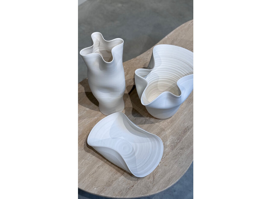 Vase 'Serenity' Off White - L