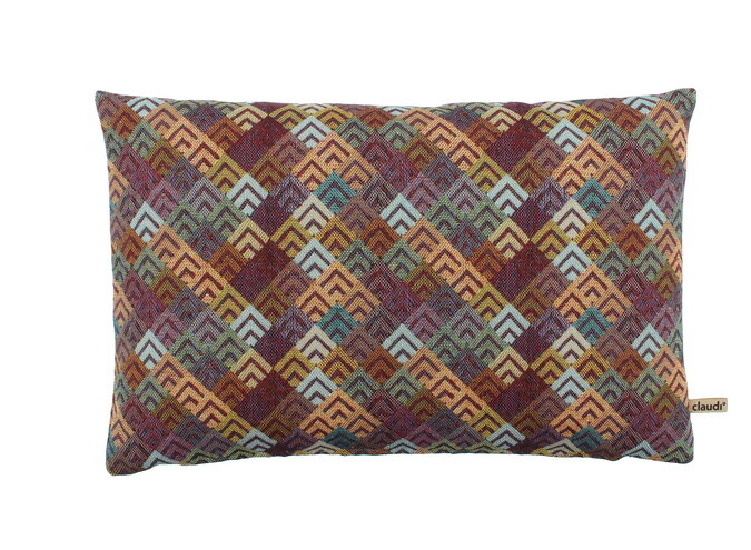 Coussin Yoko Aubergine