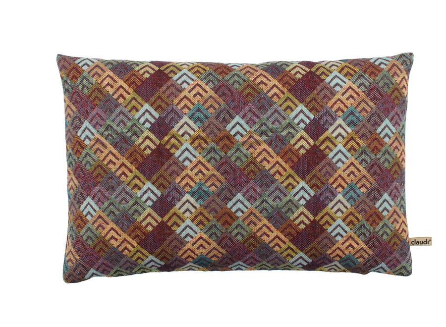 Coussin Yoko Aubergine