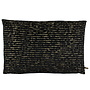 Decorative cushion Zirk Black/Gold