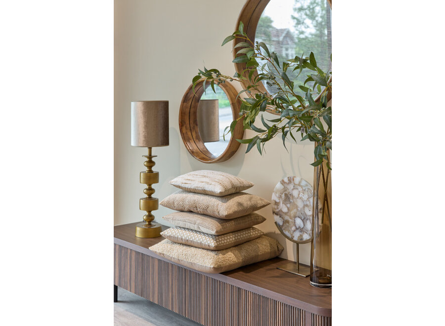 Dekoratives Kissen Velvella Gold