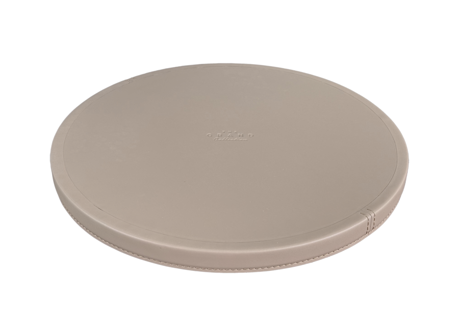 Tray Matteo Round - Etoupe