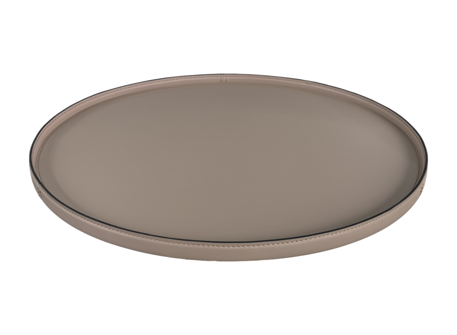 Tray Matteo Round - Etoupe