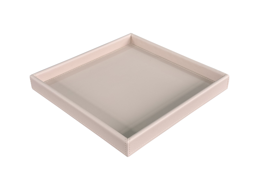 Plateau Matteo Square - Beige