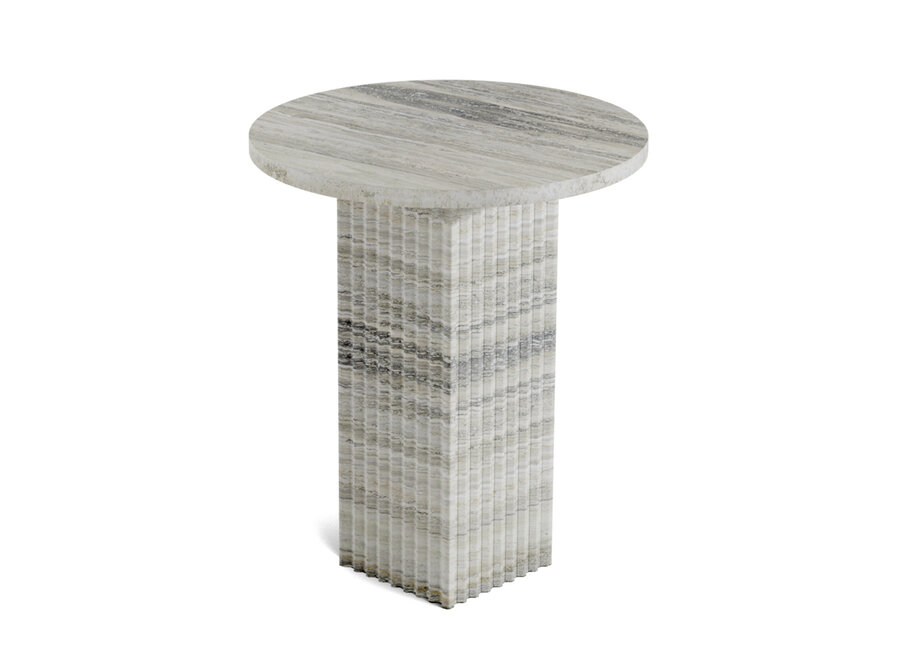 Coffee table 'Soho' - High - Silver