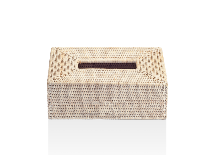 Taschentuchbox Basket - Rectangular - Light Rattan