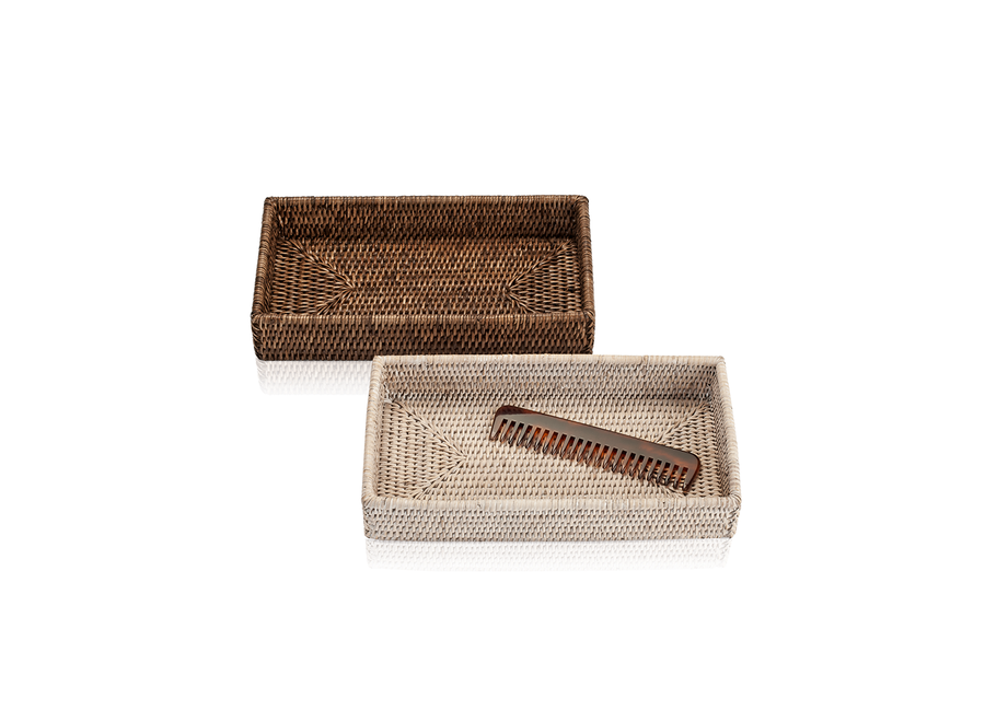 Dienblad 'Basket' - Light Rattan