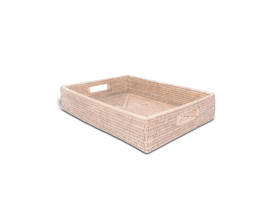 Dienblad 'Basket' - Light Rattan