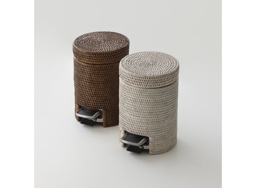 Poubelle 'Basket' - Light Rattan