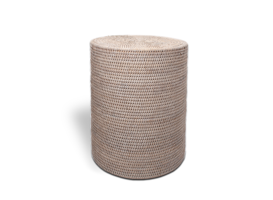Stool 'Basket' - Light Rattan