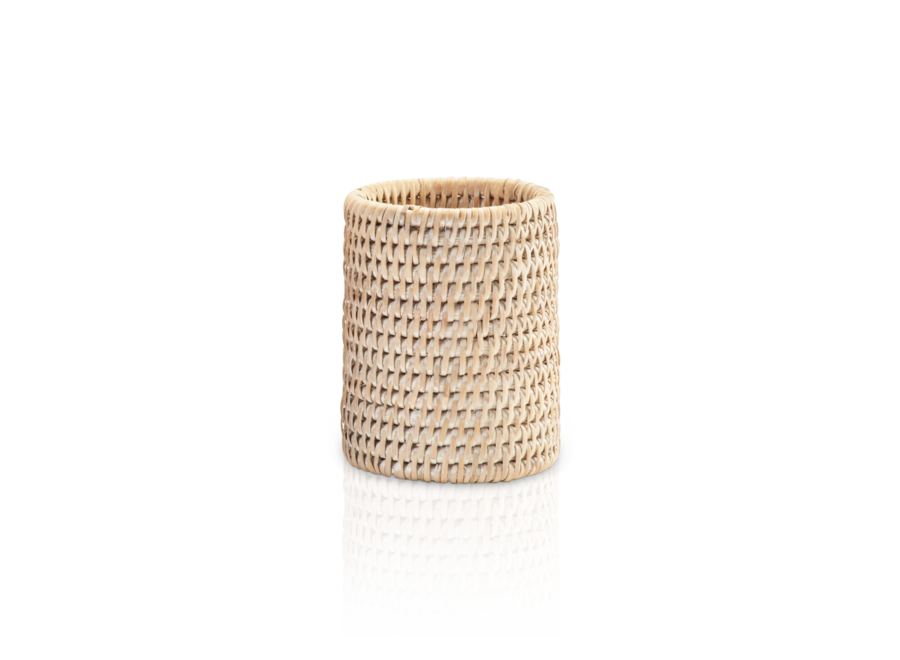 Porte-brosse à dents 'Basket' - Light Rattan
