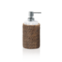 Soap dispenser 'Basket' - Dark Rattan