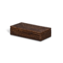 Aufbewahrungsbox mit Deckel 'Basket' - Dark Rattan - S