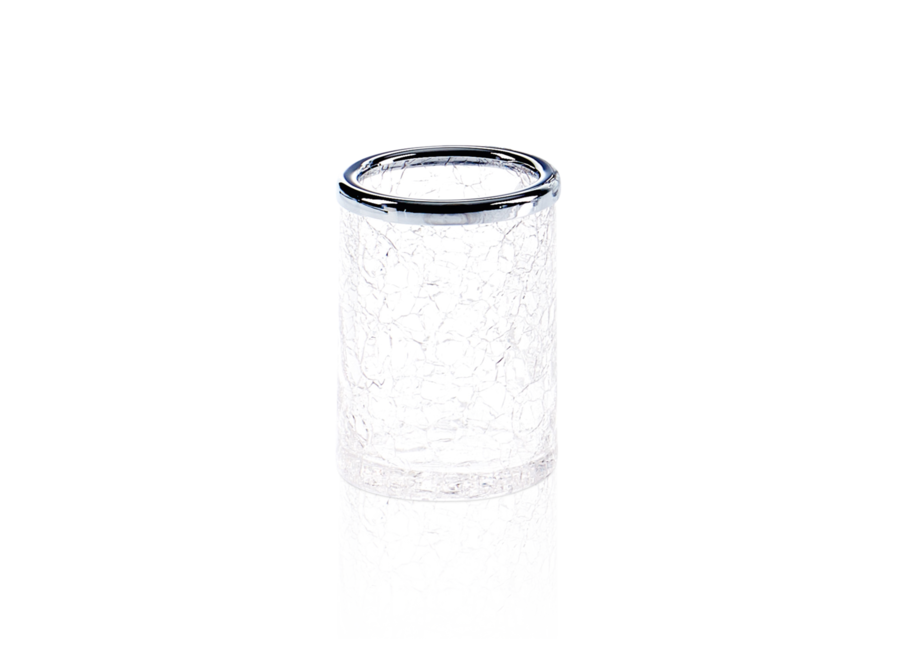 Tumbler  'Crack' - Chrome