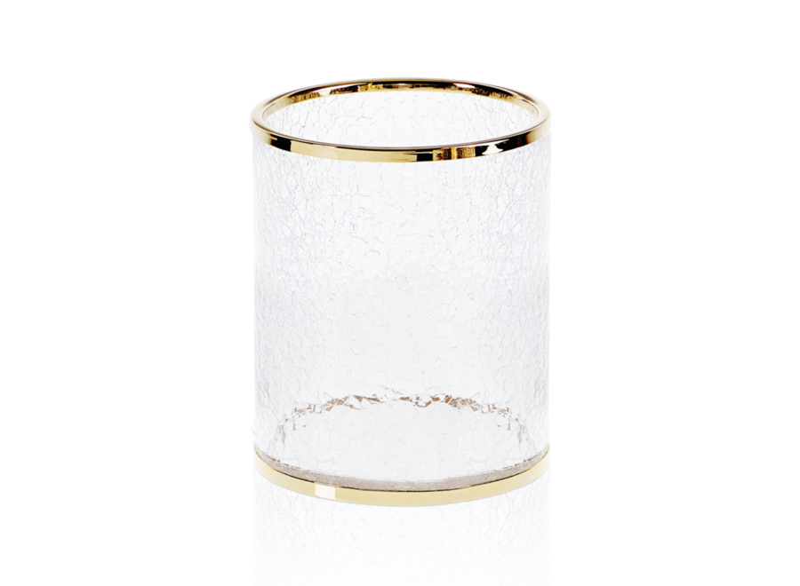 Papierkorb 'Crack' - Gold