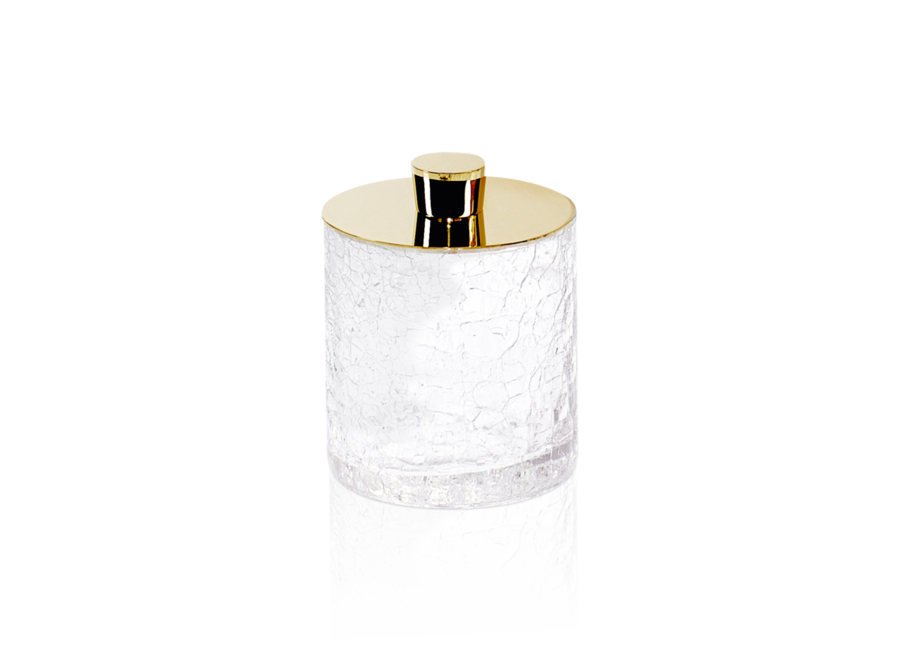 Storage box with lid Crack - Gold