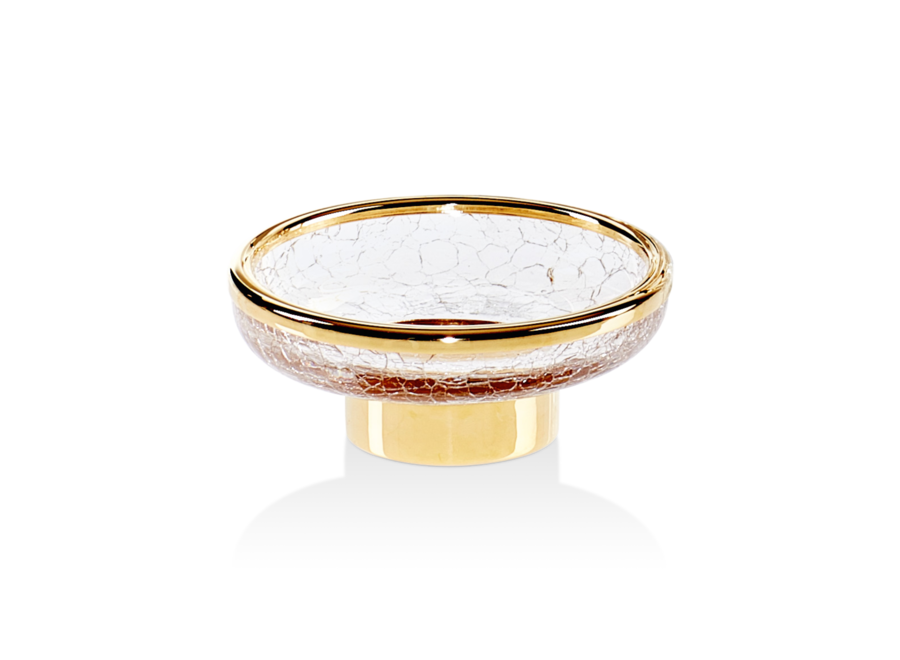 Zeepbakje 'Crack' - Gold