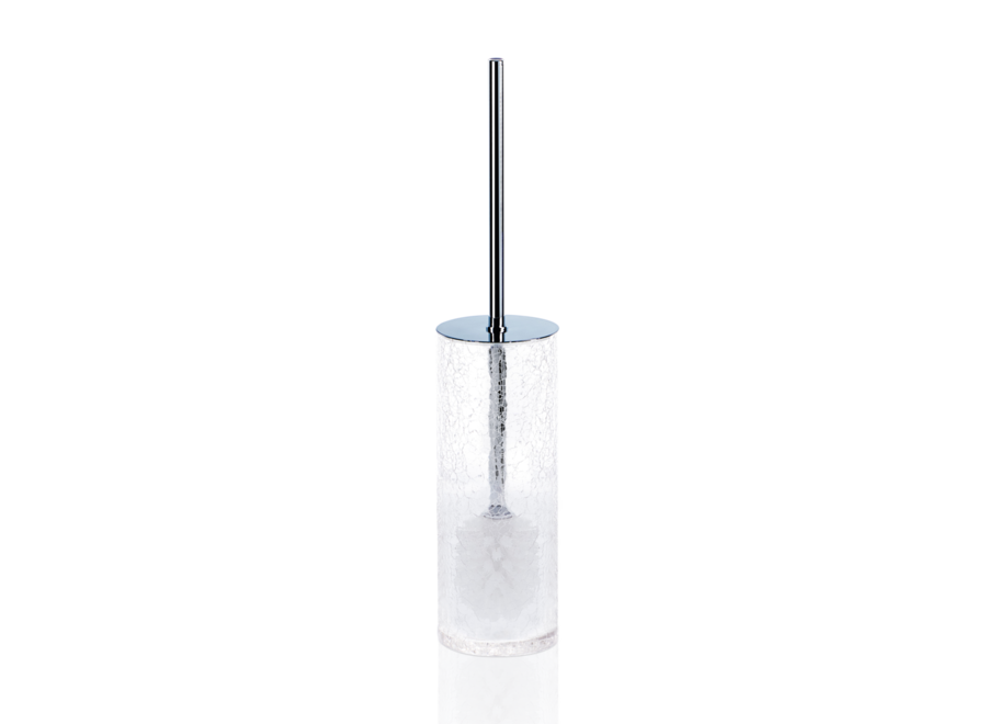 Set de brosses de toilette 'Crack' - Chrome