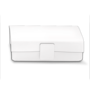 Storage box with lid 'Nappa' - White