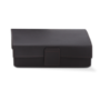 Boîte de rangement avec couvercle 'Nappa' - Black
